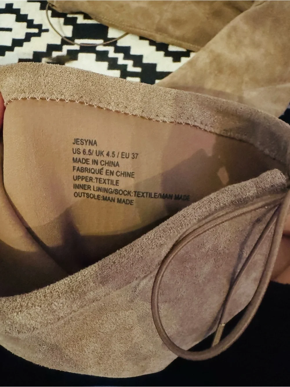 Over-the-Knee Suede High-Heel Boots in Camel